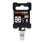 Soquete Estriado 1/4" 7mm Dexter Pro