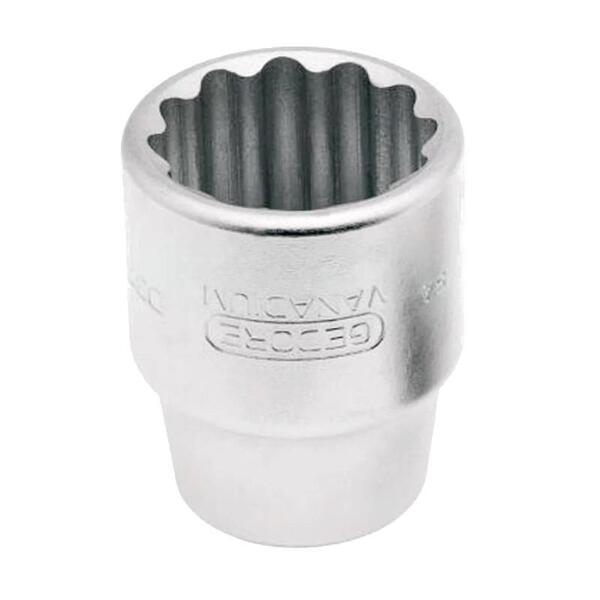 Soquete Estriado 36 Mm Encaixe 3/4" D32-36 Gedore