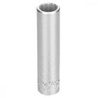 Soquete Estriado Em Aço Cromo Vanádio 11/32" - Encaixe 1/4" T