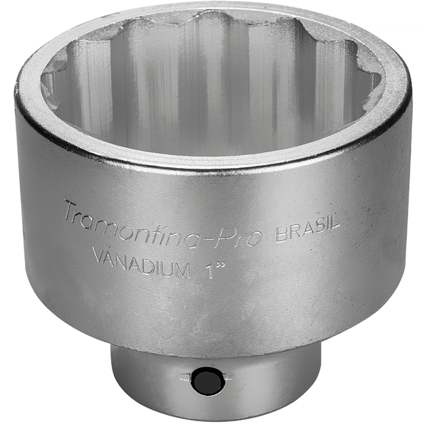 Soquete Estriado Em Aco Cromo Vanadio 80 Mm - Encaixe 1 Tramo