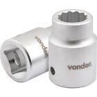 Soquete Estriado Enc 3/4" 34mm Curto Vanád. Vonder