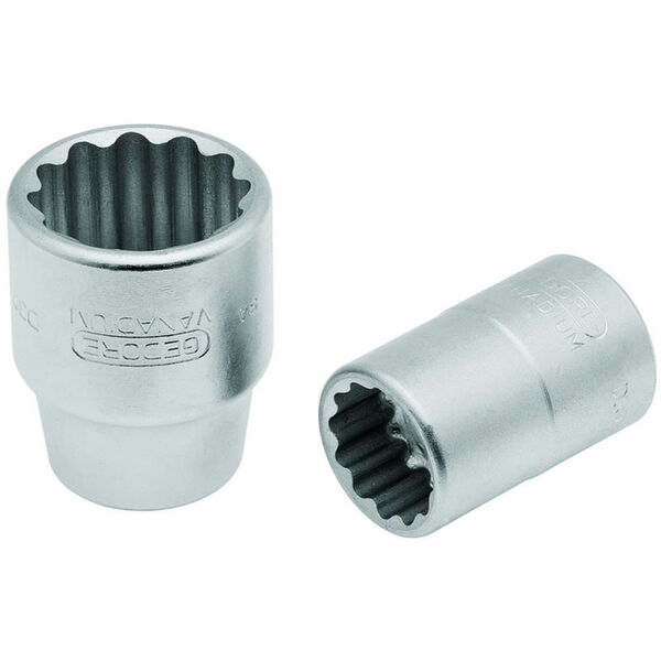 Soquete Estriado Encaixe 3/4" - 1.5/8" Gedore 017062 017062