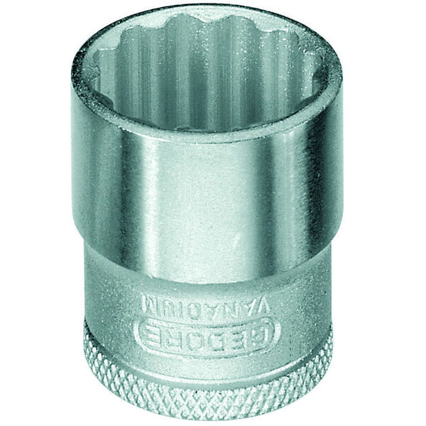 Soquete Estriado Encaixe 3/8" - 19mm Gedore 014014 014014