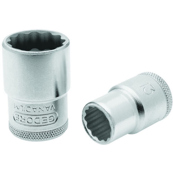 Soquete Estriado Encapado 1/2" 18mm Gedore 015109 015109