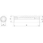 Soquete Estriado Longo Em Aço Cromo Vanádio 5/8" - Encaixe 3/