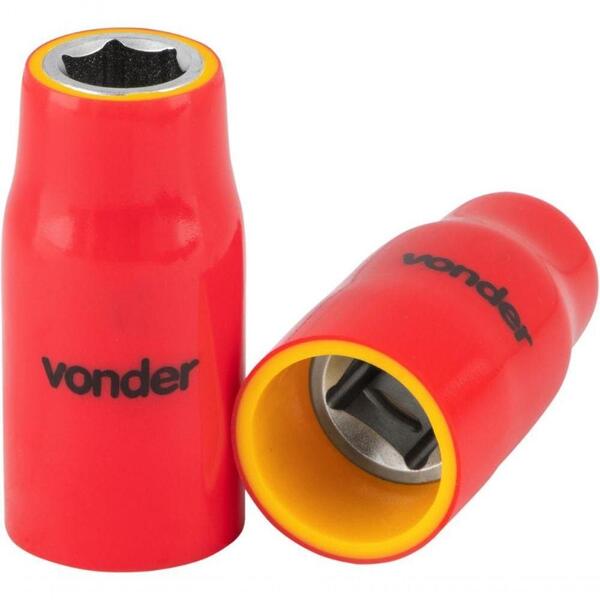Soquete Isolado Sextavado Encaixe 1/2'' 10mm Iec60900 Vonder