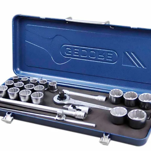 Soquete Jg Estriado Enc. 1/2 - 23 Pç - 12 A 32mm - D19tmz - 0