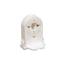 Soquete Lampada Tubular T8 Plastico Branco*