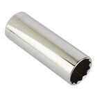 Soquete Longo 21mm 1/2" Estriado - Stanley