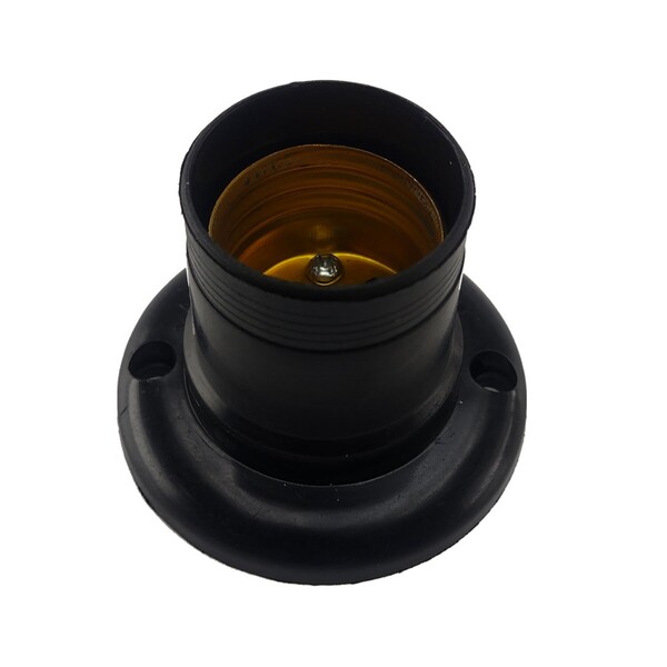 Soquete para Lâmpada E27 Preto Force Line