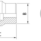 Soquete Sextavado 1 4 - Polegadas Tramontina