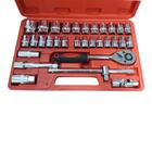 Soquete Sextavado 31 Peças Cromo Vanádio Maleta - Mister