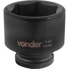 Soquete Sextavado De Impacto 3/4" 46mm Aço Cromo Vonder