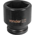 Soquete Sextavado De Impacto Enc 3/4" 38mm Aço Cromo Vonder