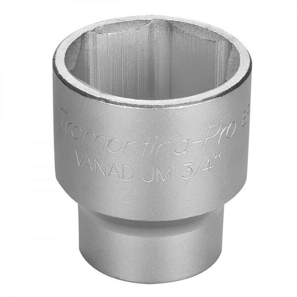 Soquete Sextavado Em Aço Cromo Vanádio 50 Mm - Encaixe 3/4"