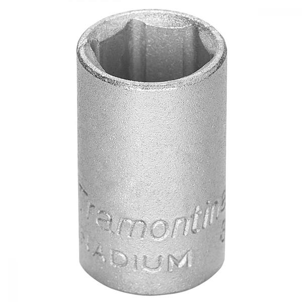 Soquete Sextavado Em Aço Cromo Vanádio 6 Mm - Encaixe 3/8" Tr