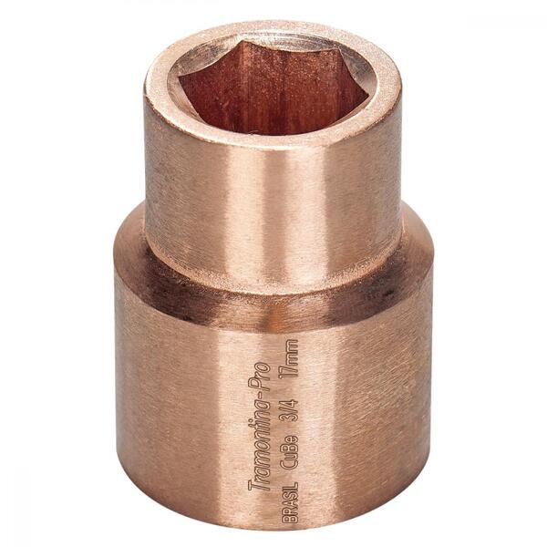 Soquete Sextavado Em Cobre-berílio 41 Mm - Encaixe 3/4"