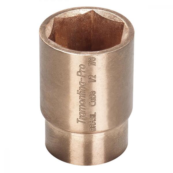 Soquete Sextavado Em Cobre-berílio 7/8" - Encaixe 1/2"