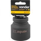 Soquete Sextavado Impacto Encaixe 1" 46mm Aço Cromo Vonder