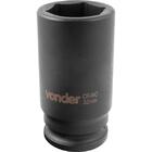 Soquete Sextavado Impacto Longo 3/4" 32mm Aço Cromo Vonder