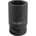 Soquete Sextavado Impacto Longo Enc 1" 38mm Aço Cromo Vonder