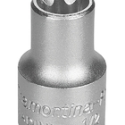 Soquete Trafix Femea Em Aco Cromo Vanadio E10 - Encaixe 1 2 T