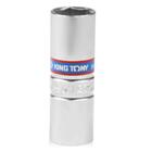 Soquete Vela Sextavado 14mm X 3/8 Borracha  - 36b514 - King T