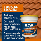 Sos Telhas Elastment Rufo Líquido Furo Trinca 3,6kg Branca