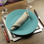 Sousplast Quadrado - 27x27 Cm - Inox