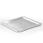 Sousplast Quadrado - 27x27 Cm - Inox