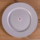 Sousplat 33cm  Decorativo Tessi Amendoa Slim