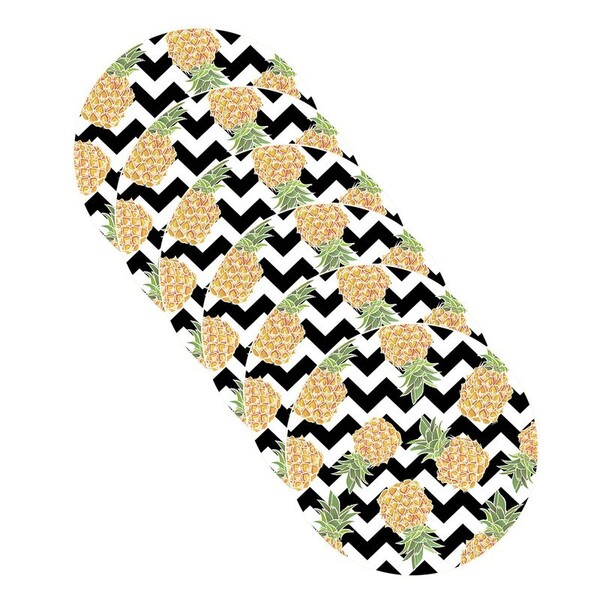 Sousplat Abacaxi Chevron 2 - 6 Peças - Sem Base