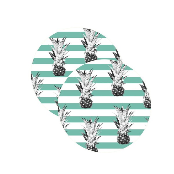 Sousplat Abacaxi Verde - 2 Peças - Sem Base