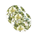 Sousplat Araras Floresta - 2 Peças - Sem Base