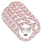 Sousplat Arvore Amor - 12 Peças - Com Base