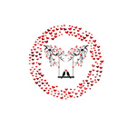 Sousplat Arvore Amor - 8 Peças - Com Base