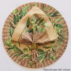 Sousplat Base E Capa Em Tecido Frutas