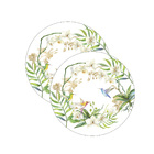 Sousplat Beija Flor Orquídea - 2 Peças - Sem Base