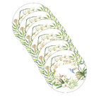 Sousplat Beija Flor Orquídea - 6 Peças - Com Base