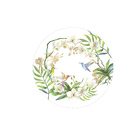 Sousplat Beija Flor Orquídea - 8 Peças - Sem Base