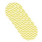 Sousplat Chevron Amarelo - 6 Peças - Com Base