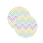 Sousplat Chevron Candy Colors - 2 Peças - Sem Base
