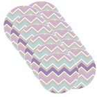 Sousplat Chevron Colorido 3 - 12 Peças - Sem Base