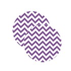 Sousplat Chevron Roxo - 1 Peça - Com Base