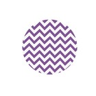 Sousplat Chevron Roxo - 1 Peça - Com Base