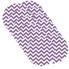Sousplat Chevron Roxo - 1 Peça - Com Base