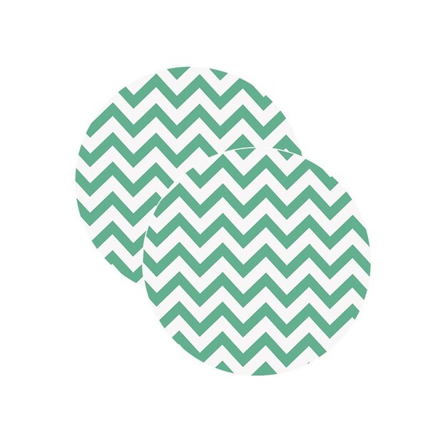 Sousplat Chevron Turquesa - 2 Peças - Sem Base