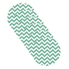 Sousplat Chevron Turquesa - 4 Peças - Com Base