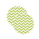 Sousplat Chevron Verde Claro - 2 Peças - Com Base