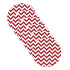 Sousplat Chevron Vermelho - 6 Peças - Com Base